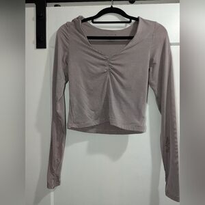 purusha People Thumbhole Cropped Top